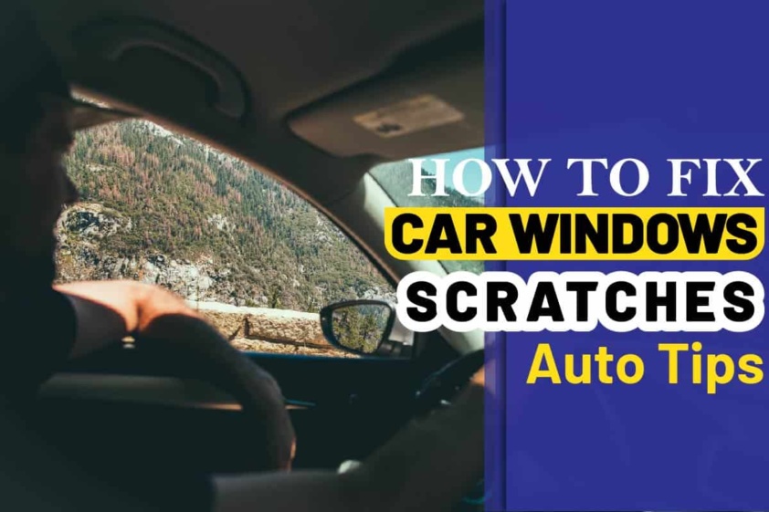 how to fix deep scratches on car window