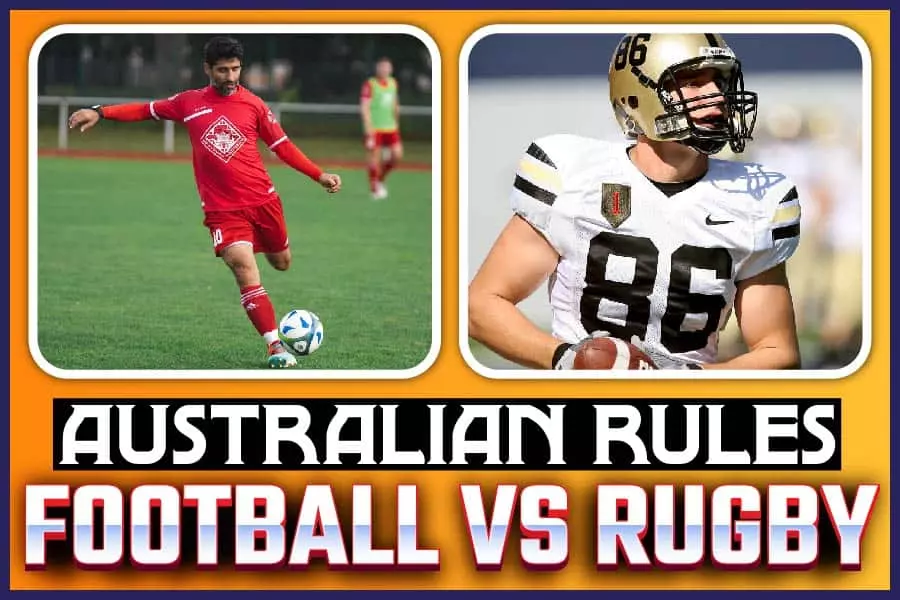 Australian Rules Football Rugby - Red Lasso