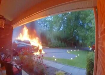 Maryland Family's SUV Ignites in Flames While They Slept
