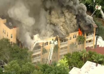 Firefighters Combat Miami Apartment Blaze Following Discovery of Gunshot Victim