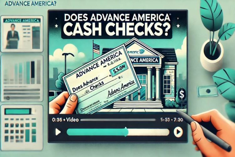 Does Advance America Cash Checks